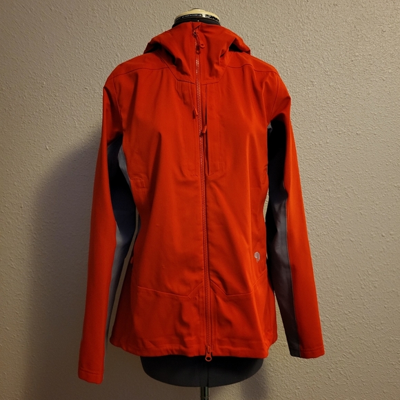Mountain Hardwear Orange & Gray Lightweight Jacket Size Medium - Picture 1 of 16